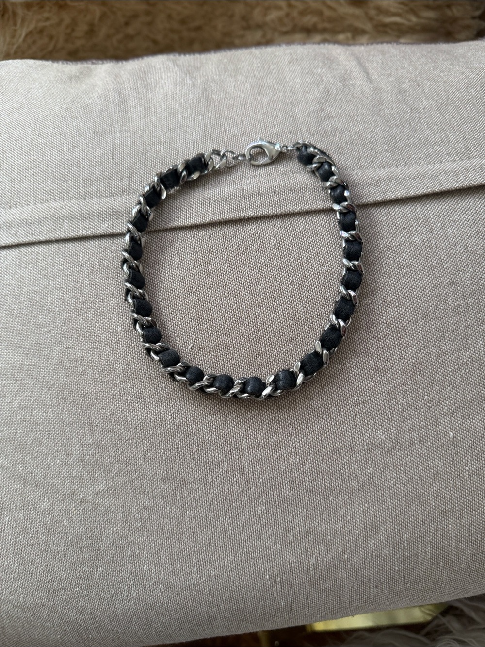 HRH Collection handmade leather coco curb choker